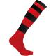 Calcetines deportivos con círculos unisex Ref.TTPA021-ROJO/NEGRO DEPORTIVO