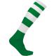 Calcetines deportivos con círculos unisex Ref.TTPA021-VERDE OSCURO/BLANCO