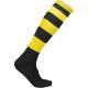 Calcetines deportivos con círculos unisex Ref.TTPA021-NEGRO/AMARILLO DEPORTIVO