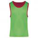 Peto reversible multi-deportes senior/júnior Ref.TTPA042-VERDE ROJO/FLUORESCENTE DEPORTIVO