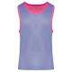 Peto reversible multi-deportes senior/júnior Ref.TTPA042-ROSA FLUORESCENTE/AZUL DEPORTIVO AZUL