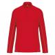 Top deportivo de manga larga ¼ zip hombre Ref.TTPA335-ROJO DEPORTIVO