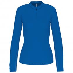 Sudadera running 1/4 cremallera mujer