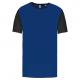 Camiseta bicolor adulto Ref.TTPA4023-BLUE ROYAL DARK ROYAL
