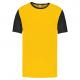 Camiseta bicolor niños Ref.TTPA4024-AMARILLO DEPORTIVO/NEGRO