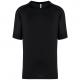 Camiseta pádel bicolor mangas raglán hombre Ref.TTPA4030-NEGRO