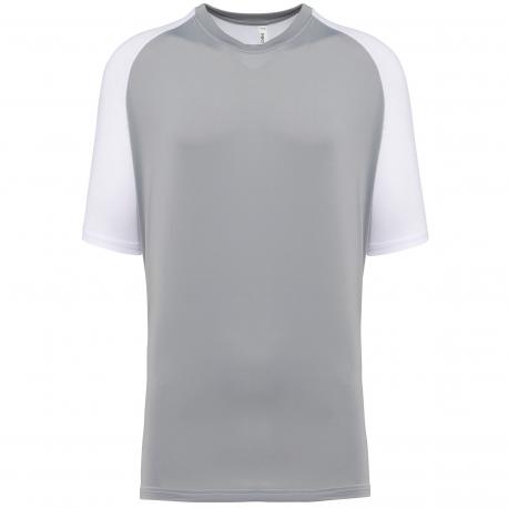 Camiseta pádel bicolor mangas raglán hombre