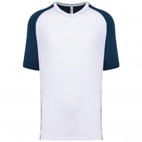 Camiseta pádel bicolor mangas raglán hombre