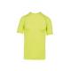 Camiseta surf con protección uv manga corta unisex Ref.TTPA4007-AMARILLO FLUORESCENTE