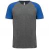 Camiseta bicolor de deporte para adulto Triblend