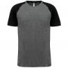 Camiseta bicolor de deporte para adulto Triblend