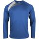 Camiseta equipaciones manga larga niños Ref.TTPA409-SPORTY ROYAL BLUE/WHITE/STORM GREY