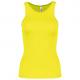 Camiseta de deporte tirantes mujer Ref.TTPA442-AMARILLO FLUORESCENTE