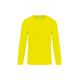 Camiseta de deporte manga larga hombre Ref.TTPA443-AMARILLO FLUORESCENTE