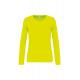 Camiseta de deporte manga larga mujer Ref.TTPA444-AMARILLO FLUORESCENTE