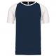 Camiseta deportiva bicolor unisex Ref.TTPA467-ARMADA/BLANCO DEPORTIVO
