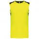 Camiseta de tirantes deportiva bicolor Ref.TTPA475-AMARILLO FLUORESCENTE/NEGRO