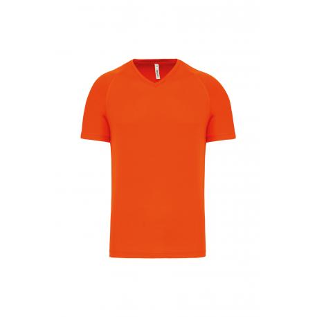 Camiseta de deporte cuello de pico hombre