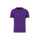 Camiseta de deporte cuello de pico hombre Ref.TTPA476-VIOLETA