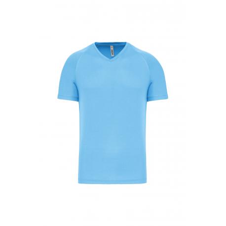 Camiseta de deporte cuello de pico hombre