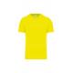 Camiseta de deporte cuello de pico hombre Ref.TTPA476-AMARILLO FLUORESCENTE