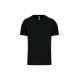 Camiseta de deporte cuello de pico hombre Ref.TTPA476-NEGRO
