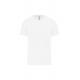 Camiseta de deporte cuello de pico hombre Ref.TTPA476-BLANCO