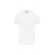 Camiseta de deporte cuello de pico hombre Ref.TTPA476-BLANCO