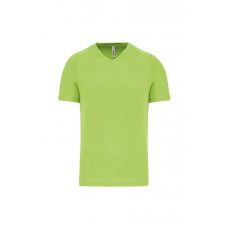 Camiseta de deporte cuello de pico hombre