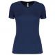 Camiseta de deporte cuello de pico mujer Ref.TTPA477-MARINA DEPORTIVA