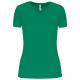 Camiseta de deporte cuello de pico mujer Ref.TTPA477-KELLY VERDE