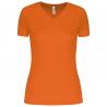 Camiseta de deporte cuello de pico mujer