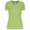 Camiseta de deporte cuello de pico mujer