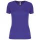 Camiseta de deporte cuello de pico mujer Ref.TTPA477-VIOLETA