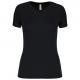 Camiseta de deporte cuello de pico mujer Ref.TTPA477-NEGRO
