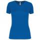 Camiseta de deporte cuello de pico mujer Ref.TTPA477-AZUL ROYAL DEPORTIVO