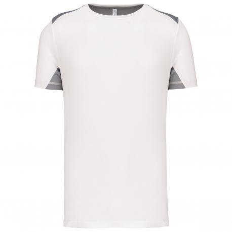 Camiseta deportiva bicolor unisex