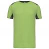 Camiseta deportiva bicolor unisex