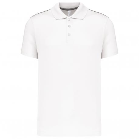 Polo interlock de manga corta hombre