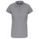 Polo deportivo manga corta mujer Ref.TTPA483-GRIS FINO