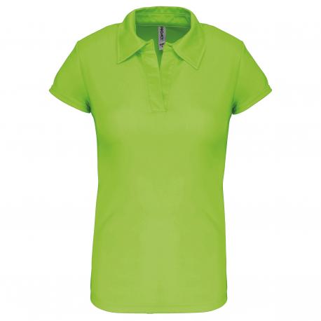 Polo deportivo manga corta mujer