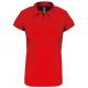 Polo deportivo manga corta mujer Ref.TTPA483-RED