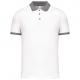 Polo piqué performance hombre Ref.TTPA489-GRIS BLANCO/DEPORTIVO