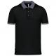 Polo piqué performance hombre Ref.TTPA489-GRIS NEGRO/DEPORTIVO