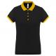 Polo piqué performance mujer Ref.TTPA490-AMARILLO NEGRO