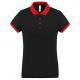 Polo piqué performance mujer Ref.TTPA490-NEGRO/ROJO