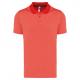 Polo jaspeado de manga corta adulto Ref.TTPA496-BREZO DE CORAL