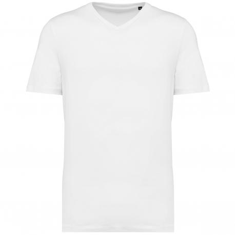 Camiseta corta Supima® cuello de pico para hombre