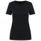 Camiseta Supima® cuello redondo manga corta mujer Ref.TTPK301-NEGRO