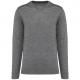 Jersey lana merina cuello de pico hombre Ref.TTPK910-BREZO GRIS